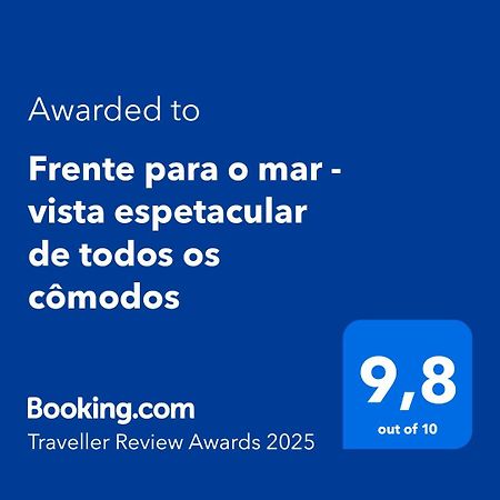 Frente Para O Mar - Vista Espetacular De Todos Os Comodos Praia Grande  Eksteriør billede